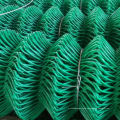 plastic coated diamond wire fence/ chain link fence